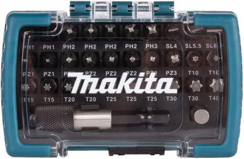 Makita Zubehör Schraubendreher-Bit-Set 32-teilig – D-74762 – D-74762