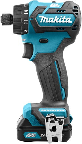 Makita df032dsaj 10,8 V Bohr-/Schraubendreher 2,0 Ah Akku (2 Stück), Ladegerät, Mbox – df032dsaj