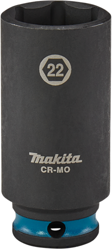 Makita Schlagschrauber-Stecknuss Impact schwarz, 3 8 22 mm lang – E-16396