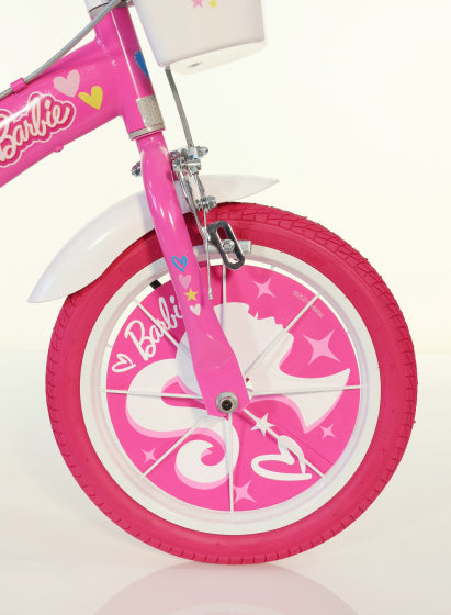 Mattel Barbie 16 Zoll 27 cm Mädchenbremse rosa weiß