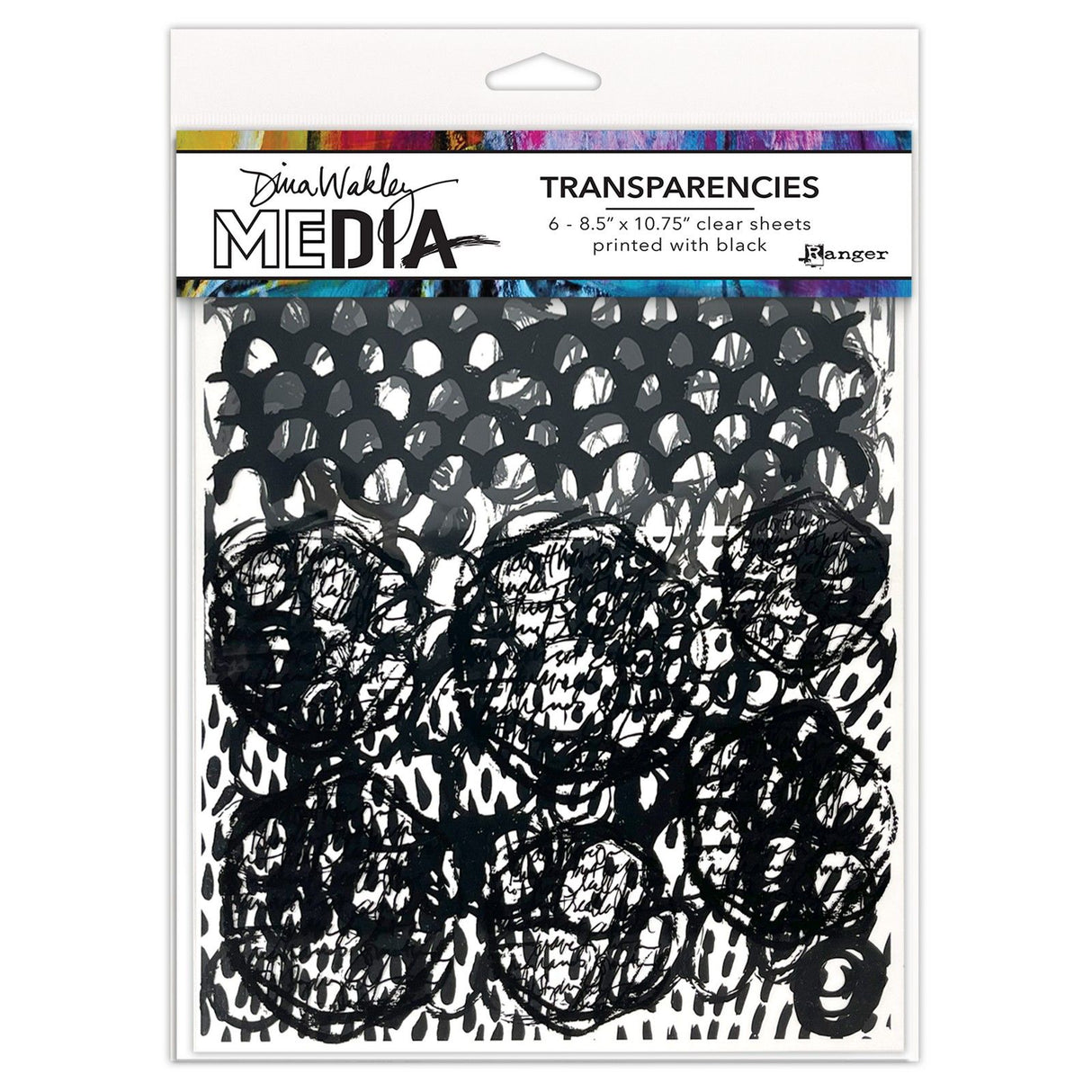 Ranger Ink Ranger • Dina Wakley Media Transparentfolien Musterspielset1