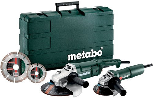 Metabo Combo-Set WE 2200-230 + W 750-125 (685172510) inklusive Koffer und 2 Schleifscheiben – 685172510