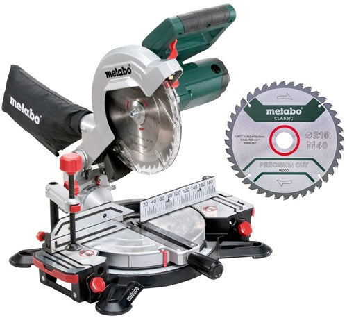 Metabo ks 216 m Set | Gehrungssäge | inkl. 2 Sägeblätter 690874000