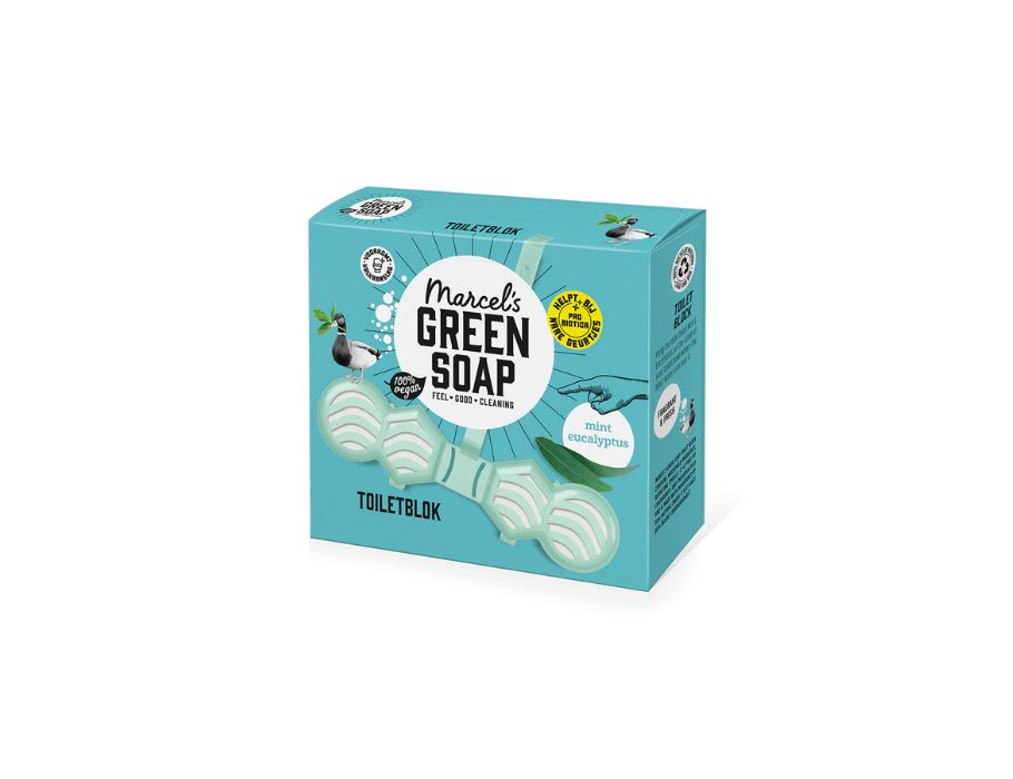 Marcels grüner Seifen -Toilettenblock - Mint -Eukalyptus
