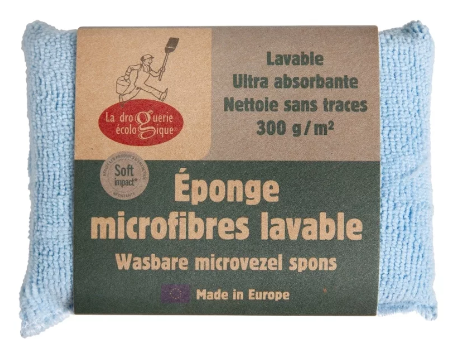 La droguerie ecologique waschbarer Mikrofaserschwamm
