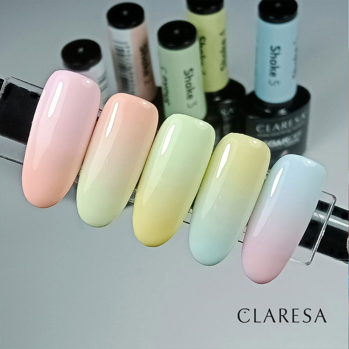 Claresa UV-LED-Gel-Nagellack, 5 ml, schütteln 1