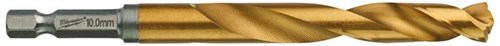 Milwaukee Zubehör Metallbohrer Shockwave HSS-G Ti. 10 mm – 1 Stück – 48894723