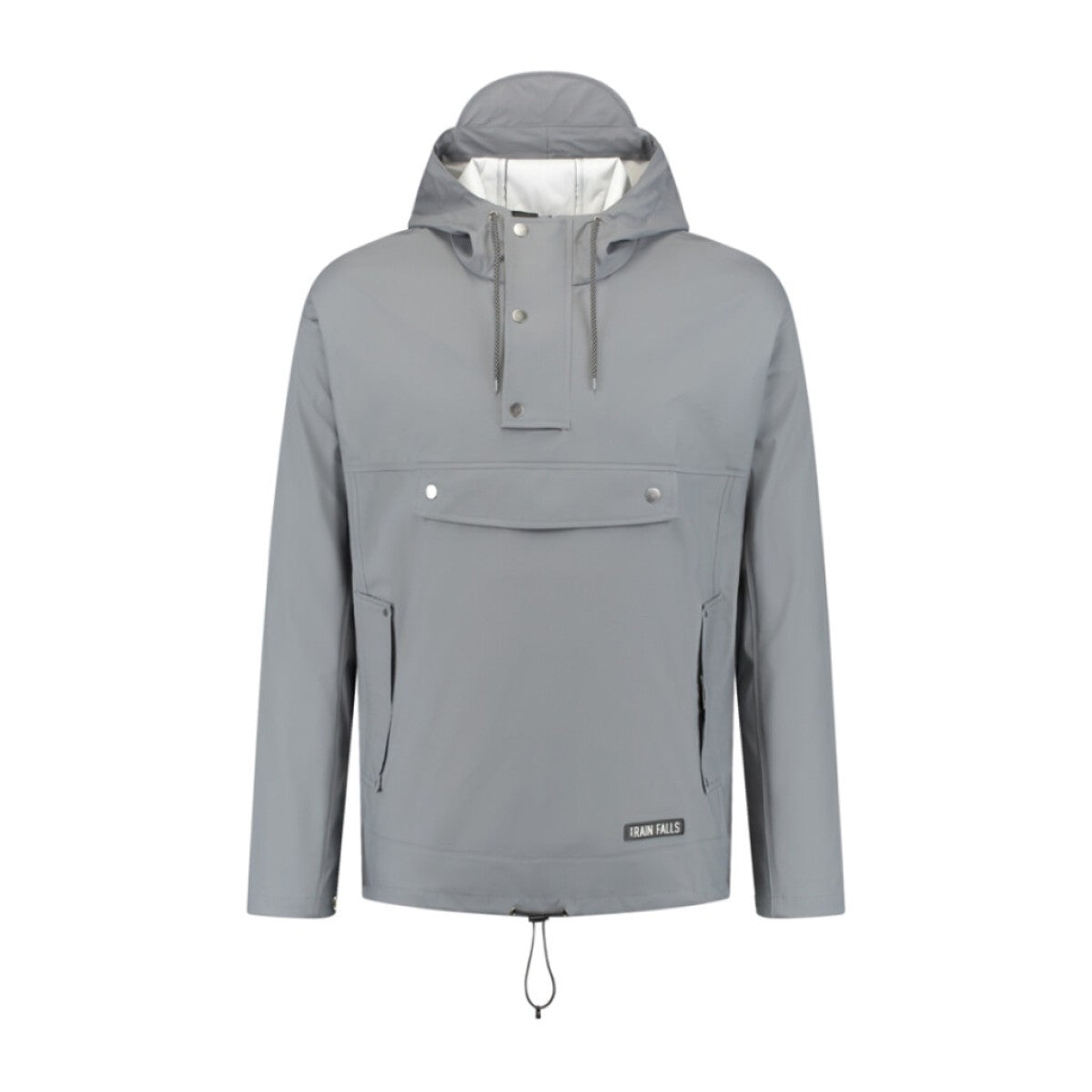 Mirage Regenmantel Niederschlag geschlossene Jacke - Größe L - Hergestellt aus Polyester weicher Berührung - Earl Grey