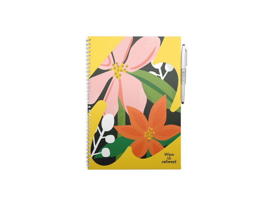 Moyu überschüssiges Notizbuch - Hardcover A4 - Blumenstimmung