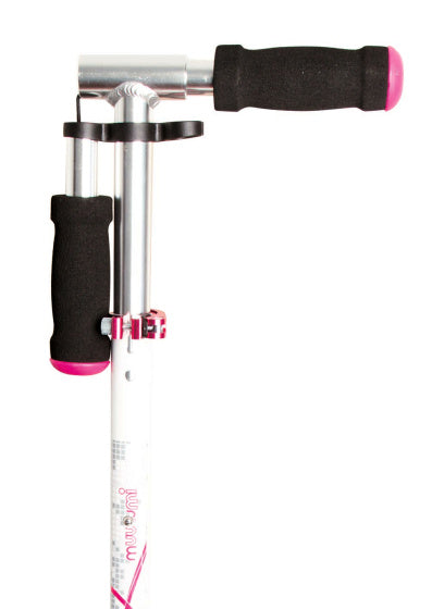 Muuwmi 2-Radkinder faltbares Fußbremse weiß Pink