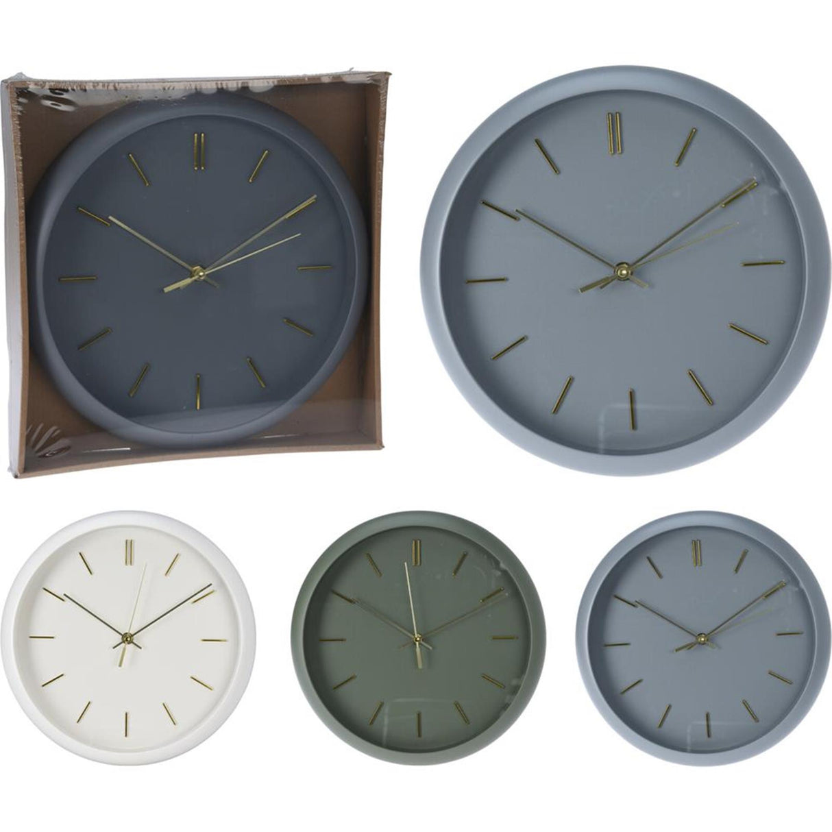 Cozydecor Wanduhr 30x4,5cm