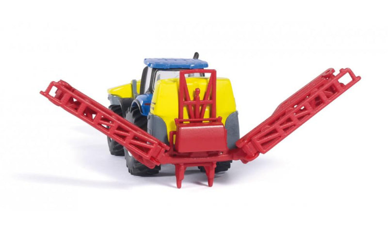 Siku New Holland Traktor mit Kverneland Feldspritze (1:87)