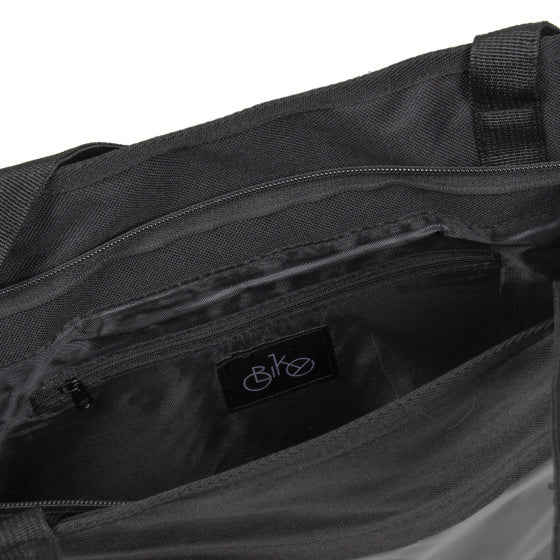Bike Carbon wasserabweisende Shopper Fahrradtasche 21l schwarz