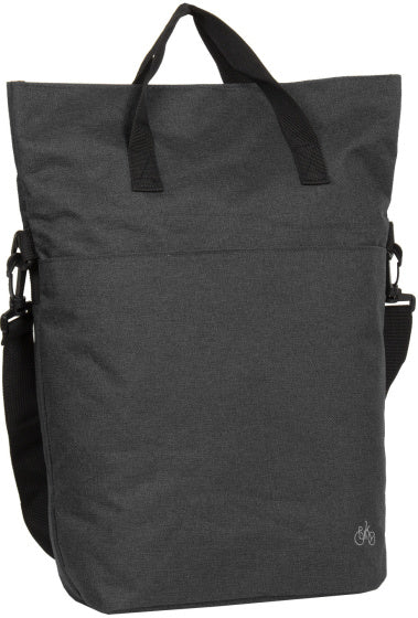Bike Drops Shopper Fahrradtasche mit Schultergurt Nylon 12l schwarz