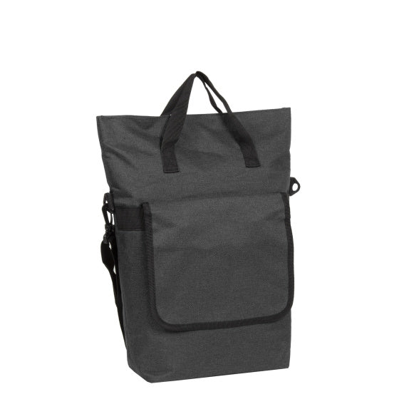 Bike Drops Shopper Fahrradtasche mit Schultergurt Nylon 12l schwarz