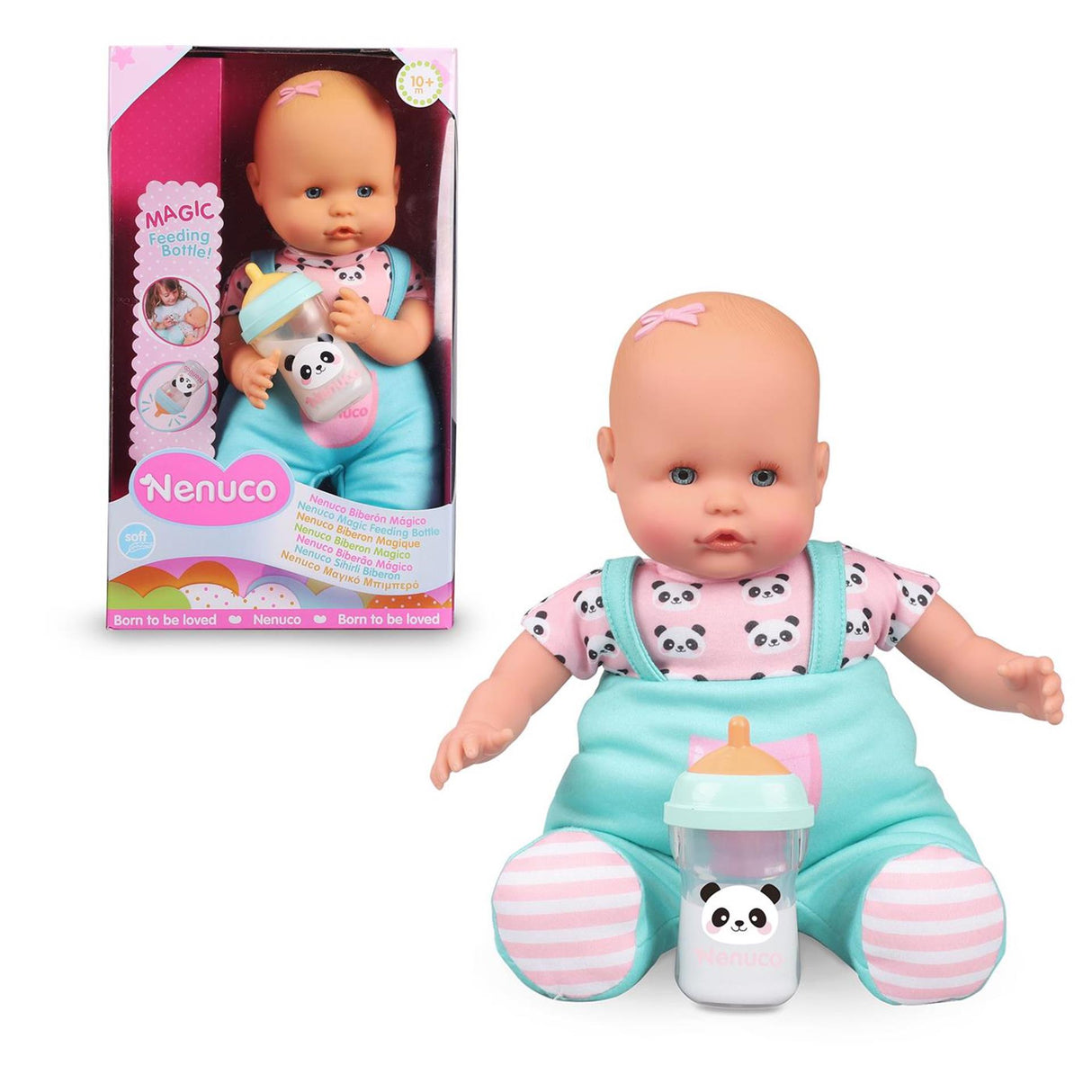 Famosa Nenuco Babypuppe mit Zauberflasche