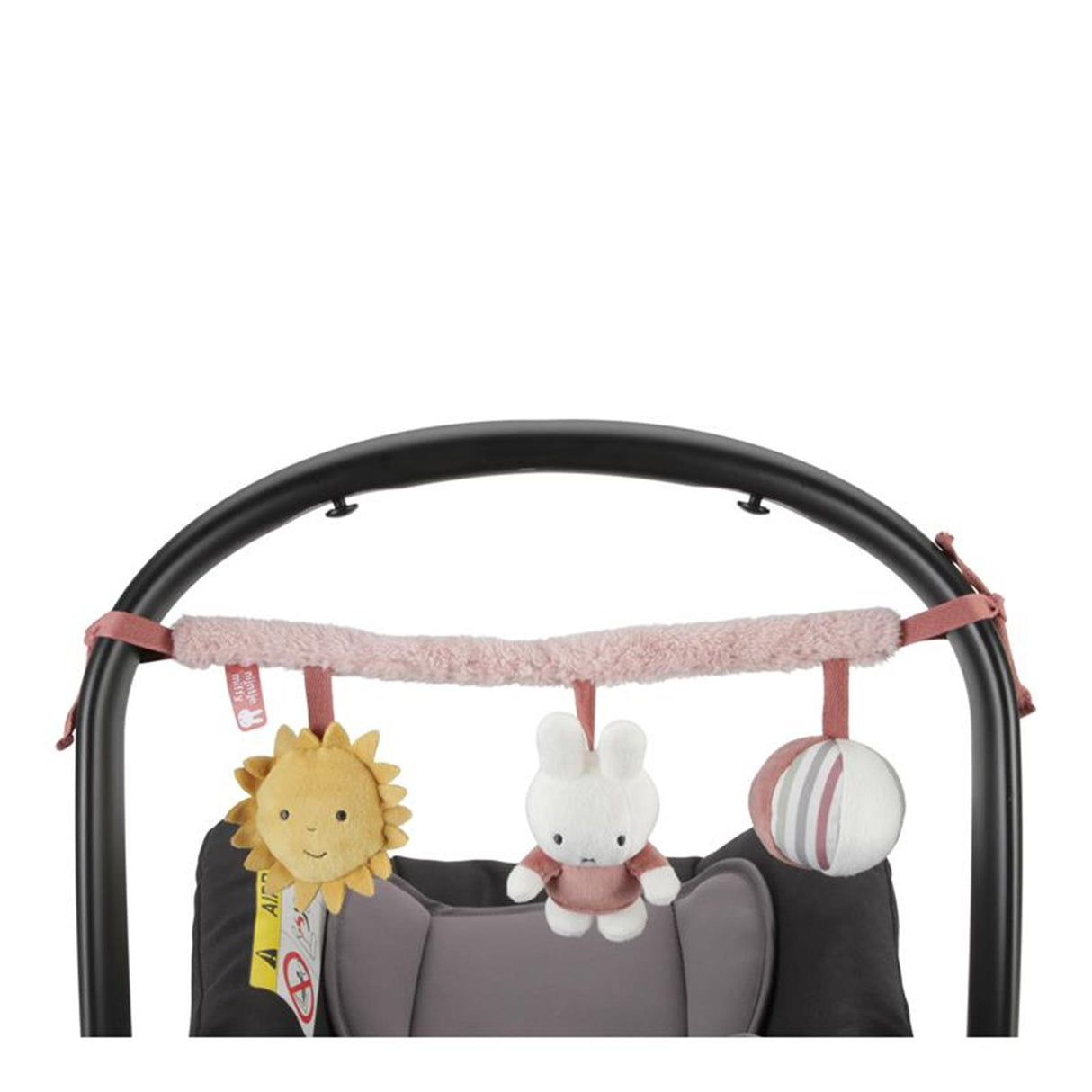 Tiamo Miffy Kutschenspanner flauschig rosa