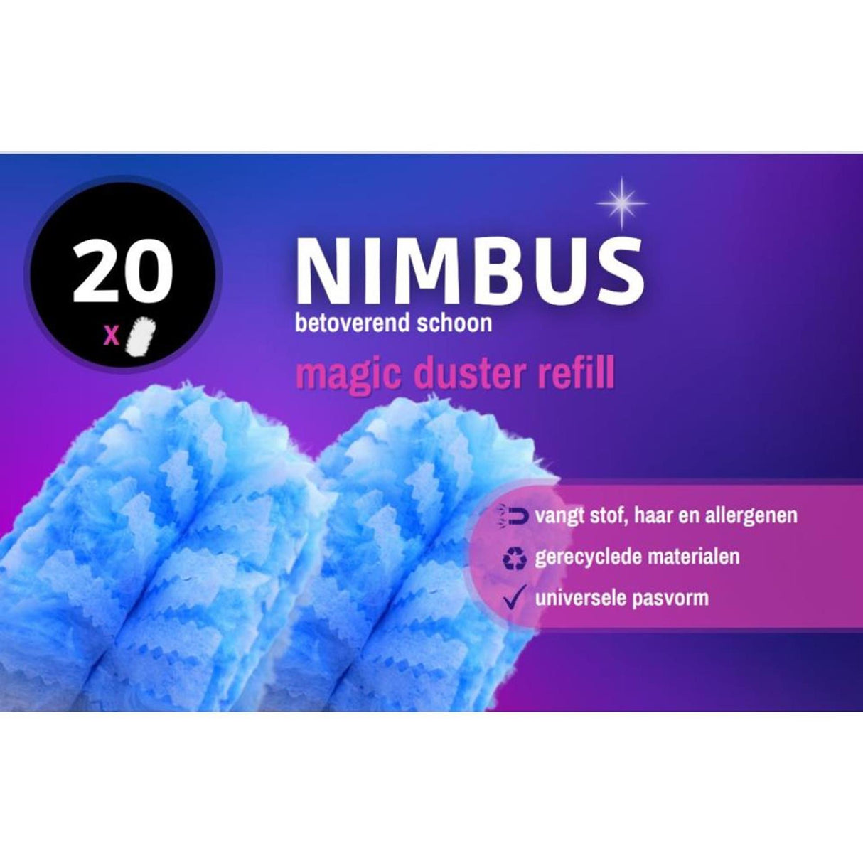Nimbus Magic Duster Nachfüllung 20 Stück | 2 Stk
