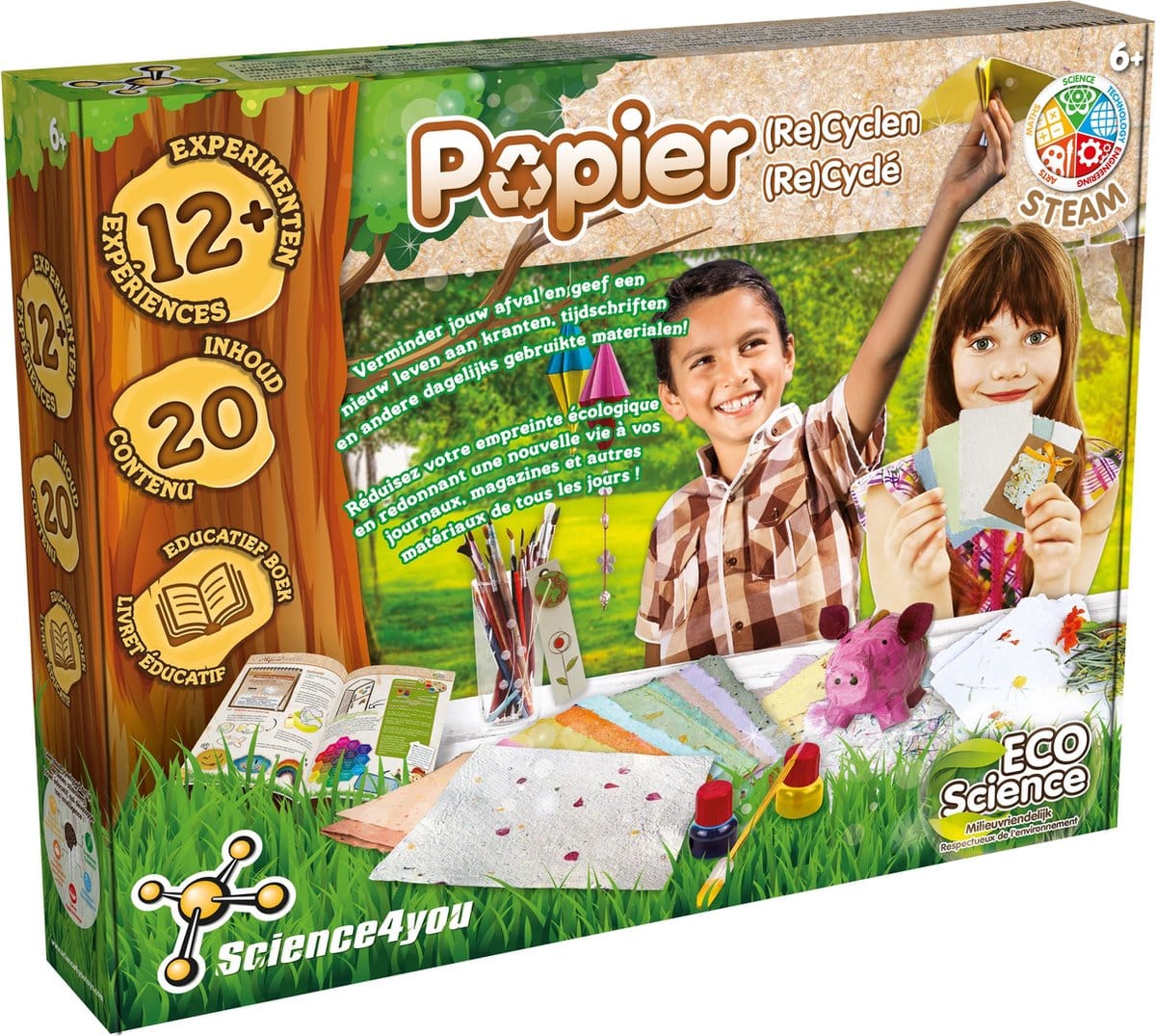 Markeneinheit Papierrecycling von Science 4 You, Experimentierset