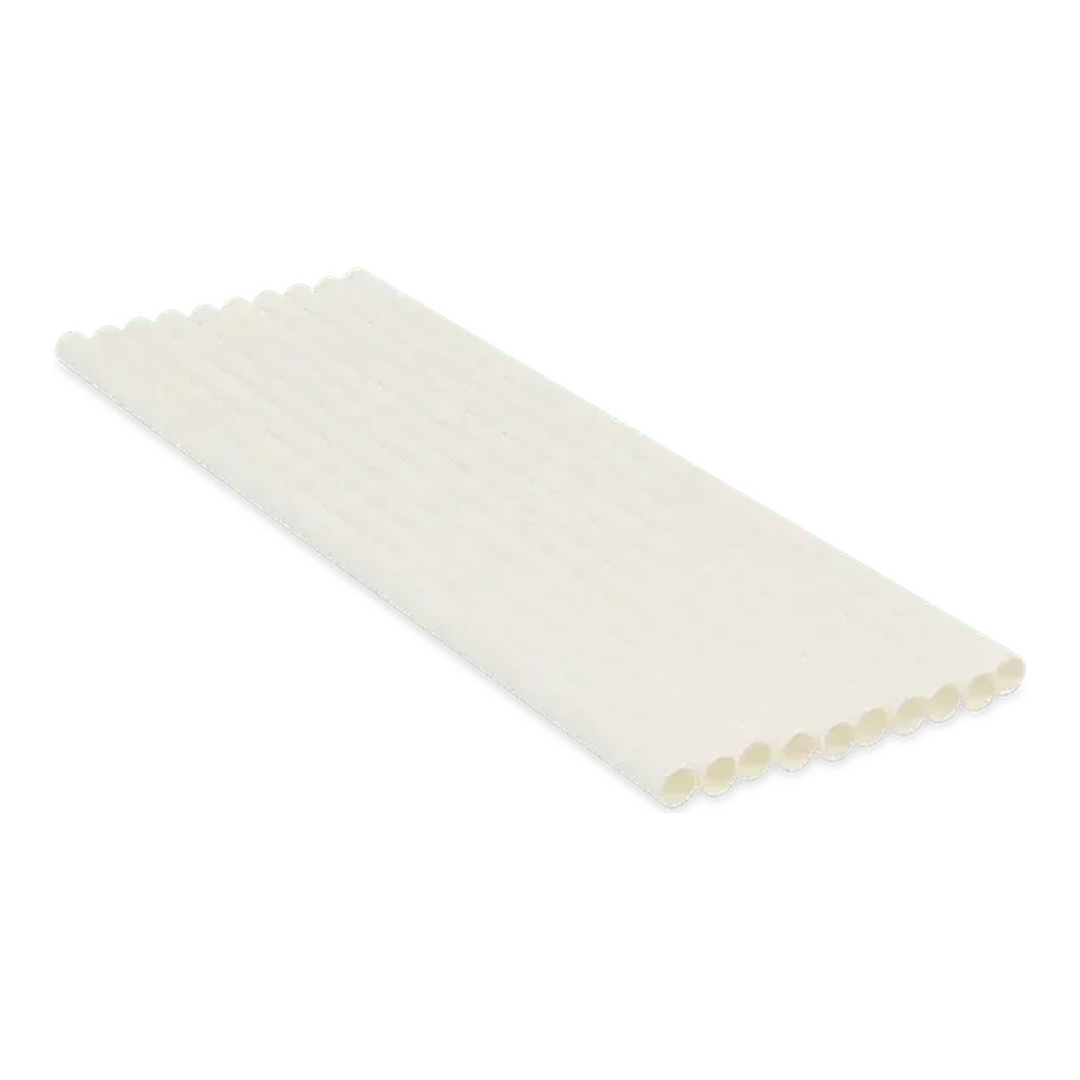 Papierstrohhalme weiß (230 x 8mm)