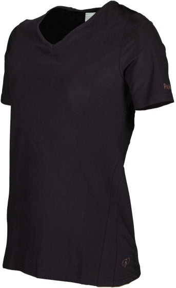 Papillon Fitness Shirt S Sl V-Ausschnitt Damen Schwarz Größe S S
