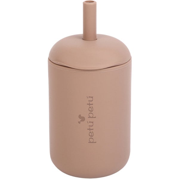 Petú Petú Petú Petú Eli Silicone Cup mit Strohhalm
