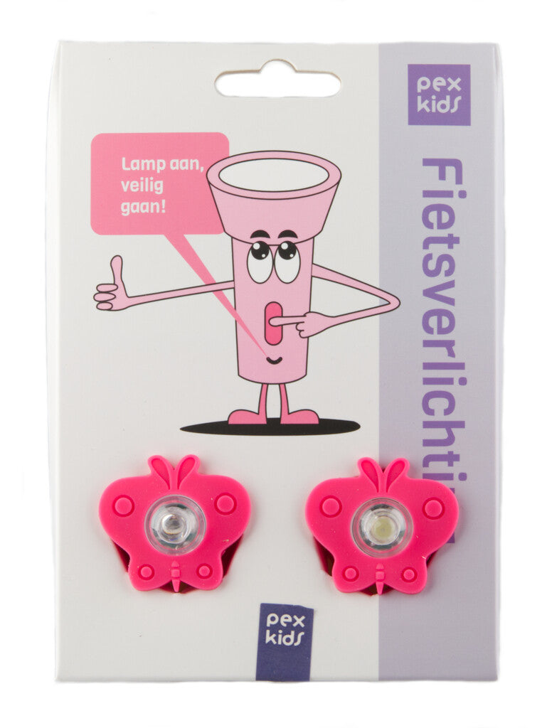 Pexkids Beleuchtungsset LED Butterfly mit Silikongurt - Rot