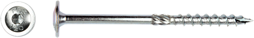 Pgb-europe pfs+ | pfs flenskophoutschroef t30 ø 6x260 zn | 100 st - pfettg001006002603