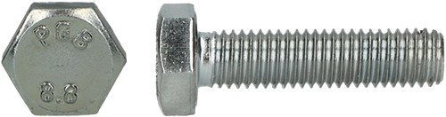 Pgb-europe pgb-fasteners | zeskanttapbout 8.8 din 933 m10x100 zn | 50 st 933801010001003