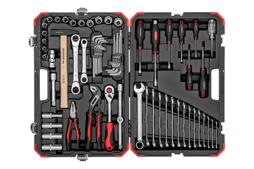 GEDORE ROTE TOOL HAFT mit Handwerkzeugen 69-Piece