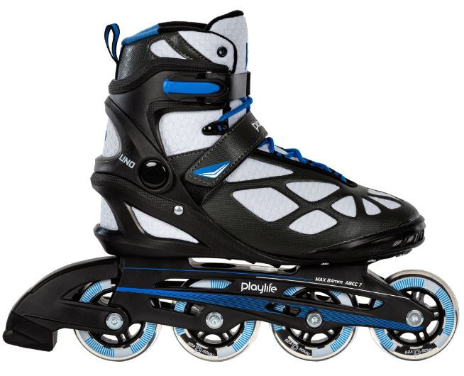 Playlife Inline Skates Black 80 Softboot 82A Schwarze Größe 37