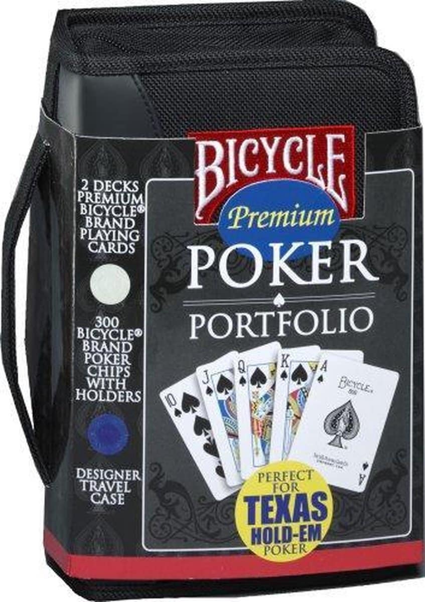 Selecta Pokerset-Portfolio im Reiseetui