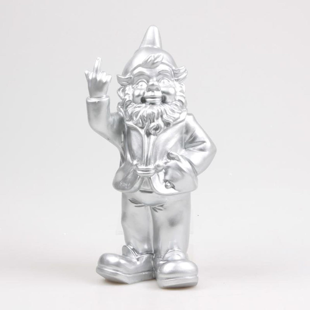 Stoobz Design Stoobz Gnom F*ck You Silber 16x32cm