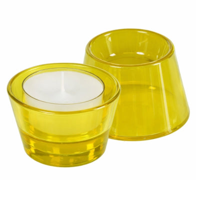 Spaas(r) Teelichthalter gelb 8 cm | 24 Stück