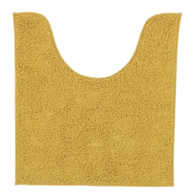 WC-Vorleger senfgelbes Polyester 45 x 50 cm | 6 Stück