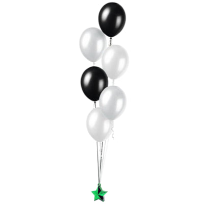 Amscan Ballongewicht Stern grün 10 cm | 24 Stück