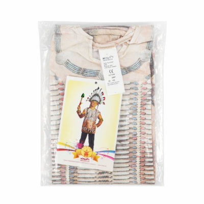 Kostüm Indianerhemd Kinder Gr. 128 | 10 Stück