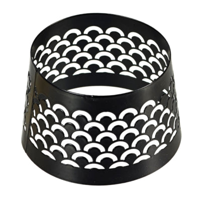 Spaas(r) Kappe für Fischaugenkerzen schwarz 8,5 cm | 36 Stück