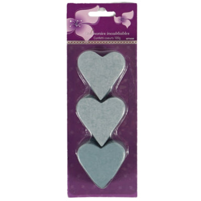 Konfetti Herz blau 100 g | 24 Stück