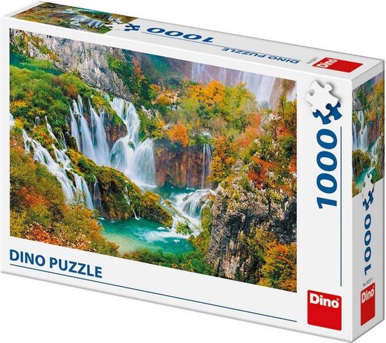 Dinotoys Dino-Puzzle – Wasserfälle Plitvice, Kroatien – 1000 Teile