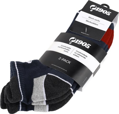 Quick q1905 sokken 2-pack | marine | maat 40 - 00.114.008.01