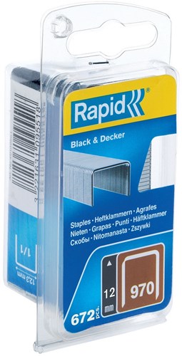 Rapid Nr. 970 Flachdrahtklammern 12 mm, 670 Stück - 40109552 - 40109552