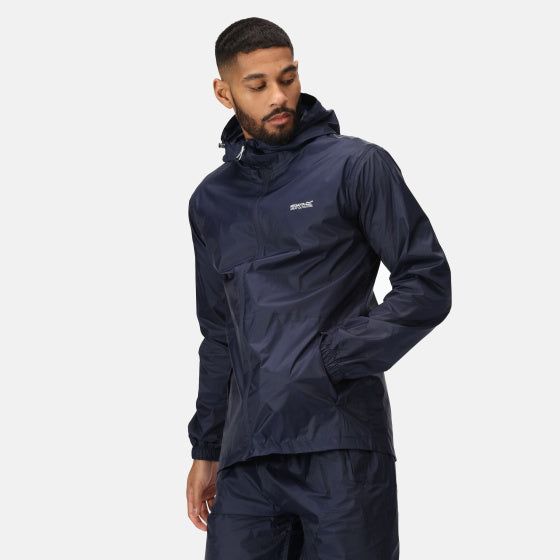 Regatta Jacke III wasserdichte Outdoor -Jacke dunkelblau Größe l