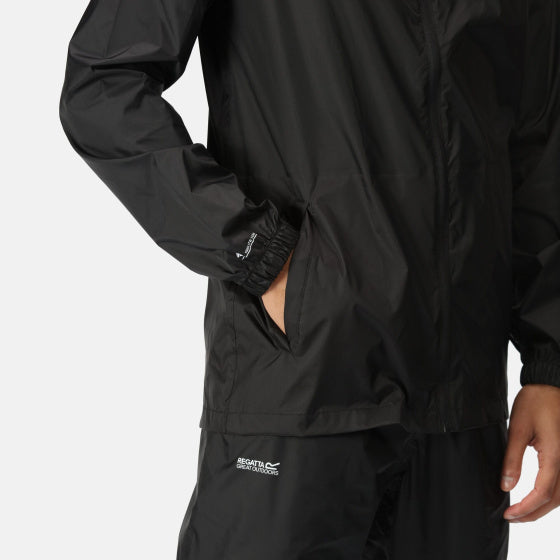 Regatta Jacke III wasserdichte Outdoor -Jacke Schwarz Größe m