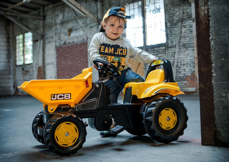 Rolly Toys Treppentraktor Rollykid Dumper JCB Junior Gelb