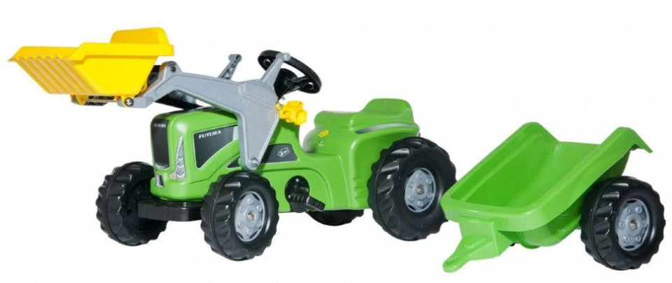 Rolly Toys Treppentraktor Rollykiddy Futura Junior Green Schwarz