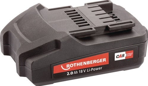 Rothenberger Batterie | 18 V 2,0 Ah | Li-Power-Akku | 1 Stück - 1000001652 - 1000001652