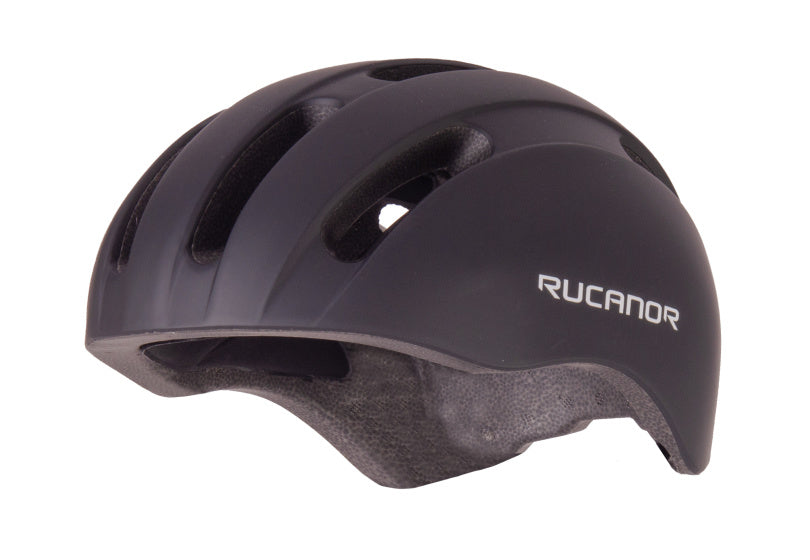 Rucanor City Flow Fahrradhelm verstellbar Schwarz Größe 55-58 cm (M)