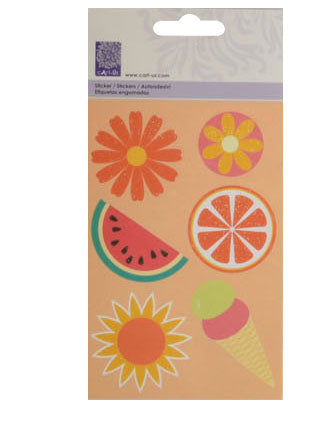 Vaessen creative • Cart-US Aufkleber 2 Stück Happy Sunshine
