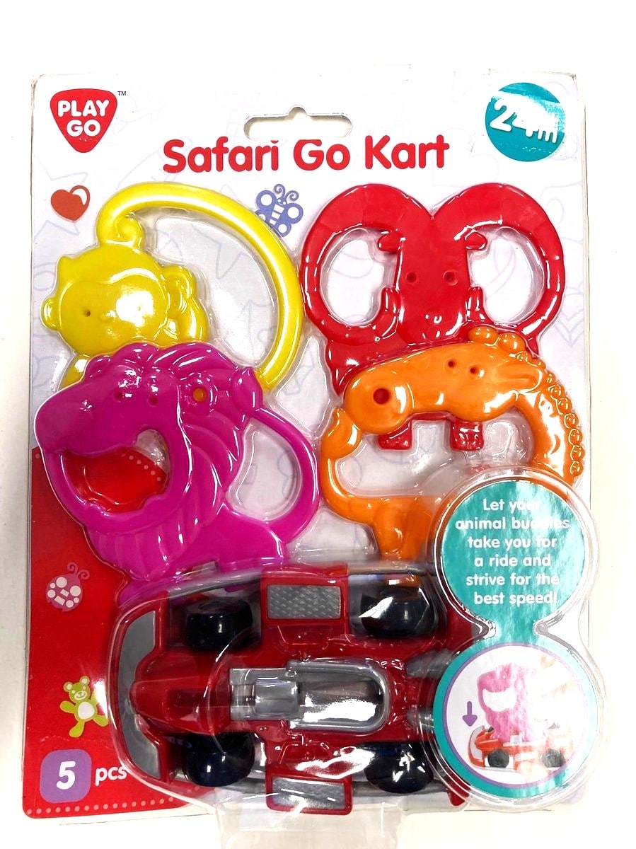 Playgo Safari Go-Kart, jedes Mal ein anderes Tier darauf stellen